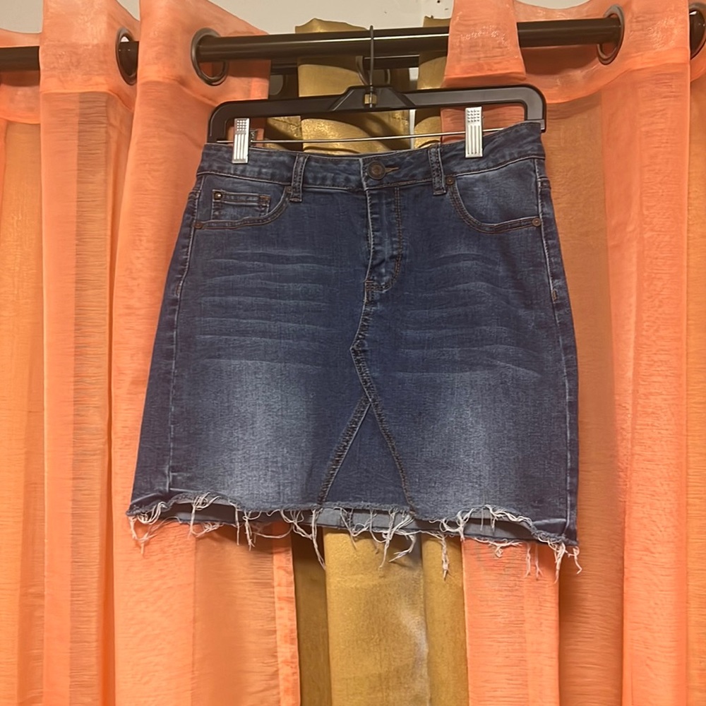 jean skirt